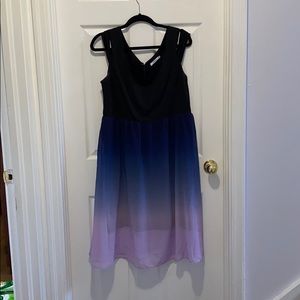 Cold shoulder dress